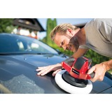 EINHELL Accu polijstmachine CE-CB 18/254 Li Solo Rood/zwart, Accu en oplader niet inbegrepen