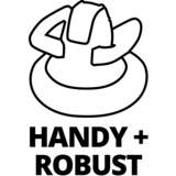 EINHELL Accu polijstmachine CE-CB 18/254 Li Solo Rood/zwart, Accu en oplader niet inbegrepen