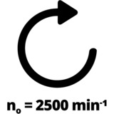 EINHELL Accu polijstmachine CE-CB 18/254 Li Solo Rood/zwart, Accu en oplader niet inbegrepen