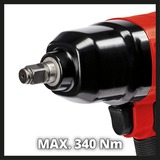 EINHELL TC-PW 340 Pneumatische Slagmoersleutel Rood/zwart