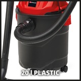 EINHELL TC-VC 1820 Nat-/Droogzuiger nat- en droogzuiger Rood/zwart