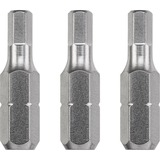 KWB Industrial Steel Bits, 2,5mm, Zeskant bitset 3-stuks, 2,5mm