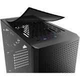 Sharkoon VS9 RGB Black midi tower behuizing Zwart | 2x USB-A | 2x USB-C | RGB | Tempered Glass