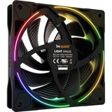 be quiet! Light Wings PWM 120 mm high-speed case fan Zwart, 4-pin PWM fan-connector