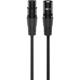 goobay XLR-aansluitkabel Zwart, 2 meter