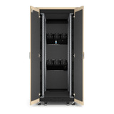 APC NetShelter AR4032IA, 32U server rack Houtkleur/zwart, 75(b) x 167,5(h) x 113,04(d) cm, geluiddicht