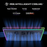 ASUS ROG Strix G16 G615LR-S5396W 16"  gaming laptop Zwart/groen | Core Ultra 9 275HX | RTX 5070 Ti | 16 GB | 1 TB SSD