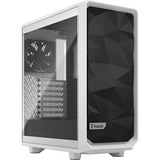 Fractal Design Meshify 2 Compact Clear Tempered Glass midi tower behuizing Wit/zwart | 2x USB-A | 1x USB-C | Tempered Glass
