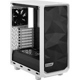 Fractal Design Meshify 2 Compact Clear Tempered Glass midi tower behuizing Wit/zwart | 2x USB-A | 1x USB-C | Tempered Glass