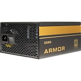Inter-Tech SAMA FTX-850-B ARMOR modulaire 850 watt voeding  Zwart, 4x PCIe, 4x PCIe, Kabelmanagement