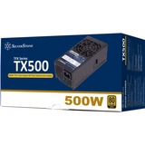 SilverStone SST-TX500-G 500W voeding  Zwart, 2x PCIe