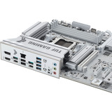 ASUS TUF GAMING B850-PRO WIFI7 W NEO socket AM5 moederbord Wit, RAID, 2,5Gb-LAN, WLAN, BT, Sound, ATX