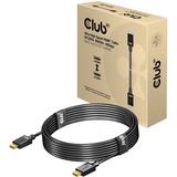 Club 3D Ultra High Speed HDMI 2.1 male-male kabel Zwart, 4 meter, 4K 120Hz, 8K 60Hz, 48Gbps