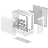 DeepCool CH690 DIGITAL midi tower behuizing Wit | 2x USB-A | 1x USB-C | Tempered Glass