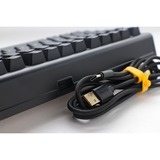 Ducky ProjectD Tinker 75 met QMK/VIA RGB mechanisch toetsenbord Zwart, US lay-out (QWERTY), Cherry MX Blue, 75%, RGB leds, Double-shot PBT, Hot-swappable, Gasket mount