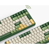 Iqunix F97 Camping Wireless Mechanical Keyboard Groen, US lay-out (QWERTY), IQUNIX Moonstone, 96%, RGB leds, Hot-swappable, PBT, 2.4GHz | Bluetooth 5.1 | USB-C