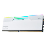 KLEVV 32 GB DDR5-6000 (2x 16 GB) Kit werkgeheugen Wit, KD5AGU880-60A300J, CRAS V RGB, XMP 3.0, EXPO