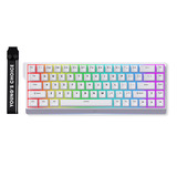MCHOSE Ace 68 Hall Effect Magnetic Switch Gaming Keyboard Wit, US lay-out, Ice Rhino Magnetic, 60%, RGB, Hot swap, USB-C, Hall Effect Sensor