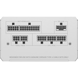 Corsair RM850e modulaire 850 watt voeding  Wit, 1x 12V-2x6, 2x PCIe