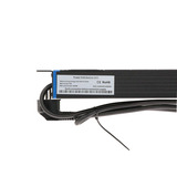 DSI 19 inch 8 voudige stekkerdoos met schakelaar Zwart, 8x stekker, voor 8 stekkers