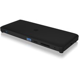 ICY BOX IB-DK2416-C 11-in-1 USB Type-C DockingStation with triple video output Zwart