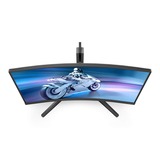 Philips Evnia 27M2C5200W/00 27" curved gaming monitor Zwart, 2x HDMI, DisplayPort, 180 Hz