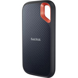 SanDisk Extreme Portable V2, 8 TB externe SSD Zwart/oranje, SDSSDE61-8T00-G25, USB-C