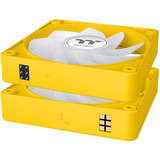 Thermaltake CT120 EX Reverse ARGB Sync PC Cooling Fan Bumblebee (3-Fan Pack) case fans Geel, 3 stuks, 120 x 120 x 25 mm, PWM