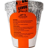 Traeger Inzetstuk voor vet- en aslade BAC608 container aluminium, 5 stuks, Aluminium