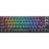Ducky Mecha Pro SF RGB mechanisch toetsenbord Zwart, US lay-out (QWERTY), Cherry MX Silent Red, 65%, RGB leds, PBT double-shot