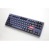 Ducky One 3 Cosmic Blue TKL, toetsenbord Donkerblauw, US lay-out, Cherry MX Silent Red, RGB led, Double-shot PBT, Hot-swappable, QUACK Mechanics, 80%