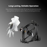 Montech HP140 ARGB PWM 3 in 1 Pack case fans Zwart, 3 stuks, 140 x 140 x 25 mm