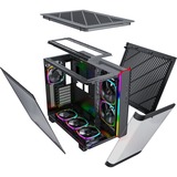 Montech KING 95 PRO midi tower behuizing Zwart | 2x USB-A | 1x USB-C | RGB | Tempered Glass