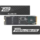 Patriot Viper VP4300 2 TB SSD Zwart, VP4300-2TBM28H, PCIe 4.0 x4, NVMe 1.4, M.2 2280