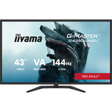 iiyama G-Master Red Eagle G4380UHSU-B2 42.5" 4K UHD gaming monitor Zwart, 144 Hz, HDMI, DisplayPort, USB-C, Audio 
