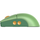 8BitDo Retro R8 Mouse - Forest Wonder Lichtgroen, 50 - 26000 DPI, Bluetooth / USB-C / 2.4 GHz