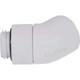 Alphacool Hoekadapter 45° draaibaar G1/4 ET > G1/4 IT aansluiting Wit