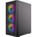 Antec AX27 RGB Elite midi tower behuizing Zwart | 3x USB-A | Tempered Glass
