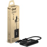 Club 3D USB‑C/USB‑A 3.2 Gen 1 naar 2x HDMI + VGA adapter Zwart