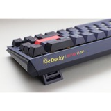 Ducky One 3 Cosmic Blue SF RGB mechanisch toetsenbord Donkerblauw, US lay-out (QWERTY), Cherry MX Red, 65%, RGB leds, Double-shot PBT, Hot-swappable, QUACK Mechanics