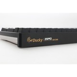 Ducky Zero 6108 Classic Black RGB mechanisch gaming toetsenbord Zwart, US lay-out (QWERTY), Cherry MX2A Red, 100%, RGB leds, Double-shot PBT, hot swap, 2.4GHz | Bluetooth | USB-C