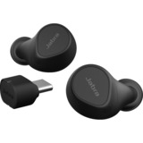 Jabra Evolve2 Buds, MS in-ear oortjes Zwart, USB-C, Bluetooth