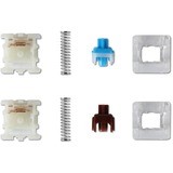 Keychron Gateron Cap V2 Brown Switch-Set keyboard switches Bruin/transparant, 110 stuks