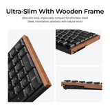Keychron K5 Ultra 8K Wireless Custom Mechanical Keyboard Zwart, US lay-out (QWERTY), Keychron Milk POM Brown, 100%, RGB leds, LSA Double-shot PBT, USB-C | 2.4 GHz | Bluetooth 5.2