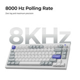 Keychron Q1 HE 8K Magnetic Switch Keyboard Wit, US lay-out (QWERTY), Keychron Ultra-Fast Lime, 75%, RGB, Hot swap, 8K