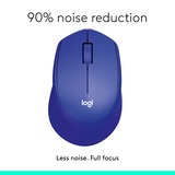 Logitech M330 SILENT PLUS muis Blauw, 1000 dpi