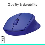 Logitech M330 SILENT PLUS muis Blauw, 1000 dpi