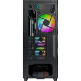 Montech X5 midi tower behuizing Zwart | 2x USB-A | 1x USB-C | Tempered Glass