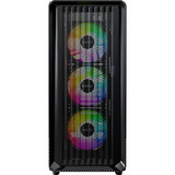 Montech X5 midi tower behuizing Zwart | 2x USB-A | 1x USB-C | Tempered Glass