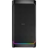 Sharkoon MK4 RGB Strip mini tower behuizing Zwart | 2x USB-A | 1x USB-C | RGB